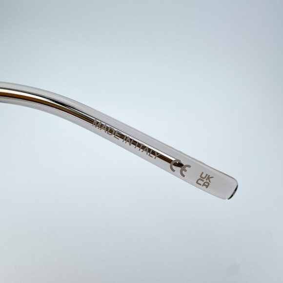 Saint Laurent SL474OPT 003 BRAND NEW Eyeglasses Transparent Nude Square Unisex - Picture 8 of 10